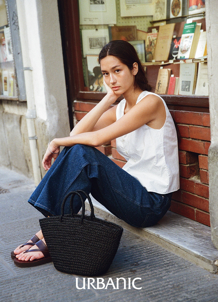 Raffia Tote Bag